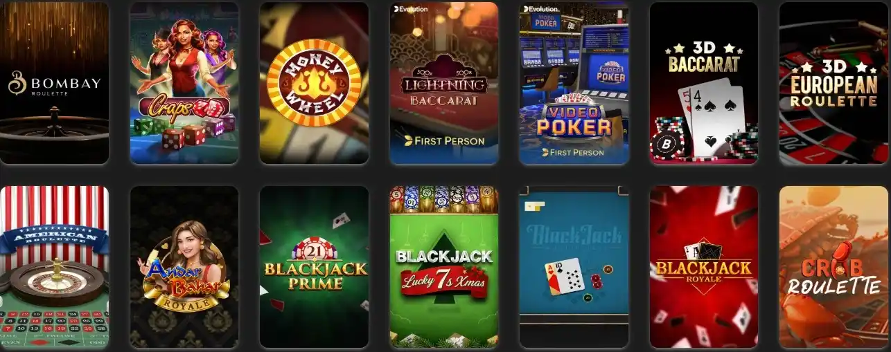 casinostars jeux de table