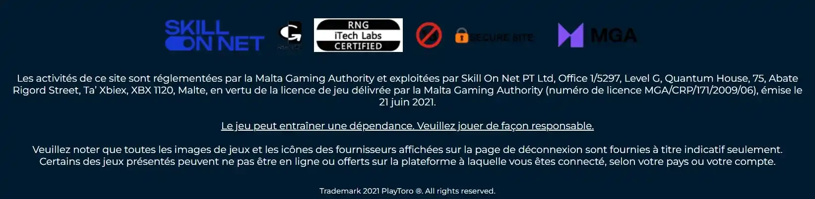playtoro securite
