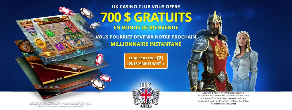 uk casino club bonus de bienvenue