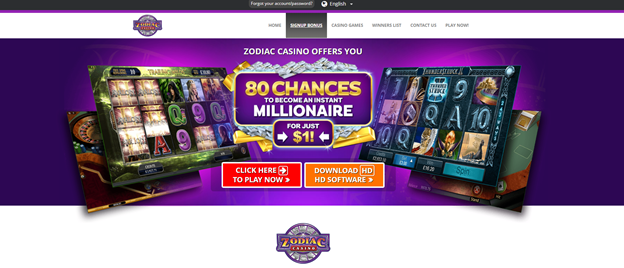 Zodiac Casino Promotions
