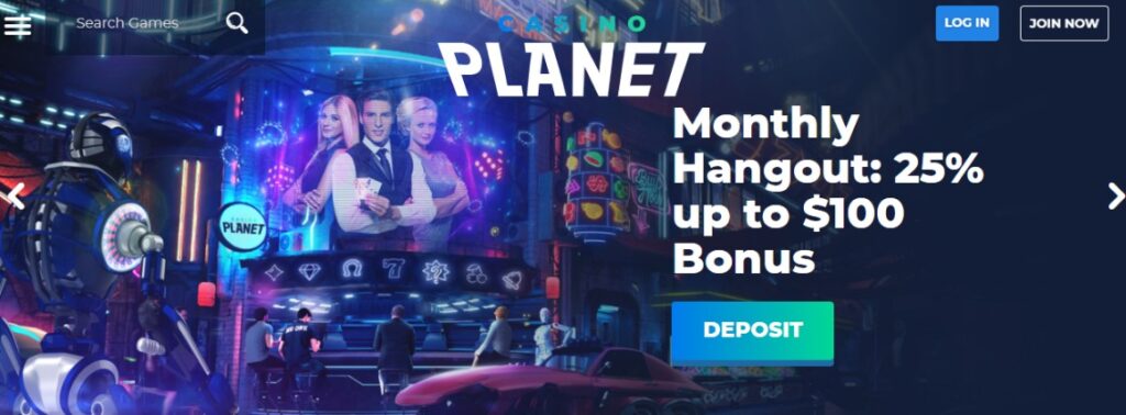 casino planet monthly bonus