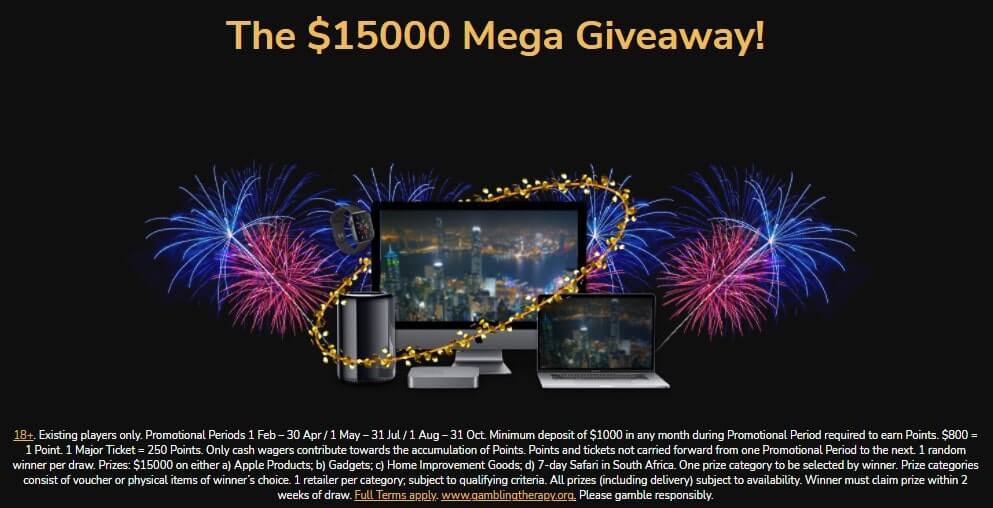 jackpotvillagecom mega giveaway