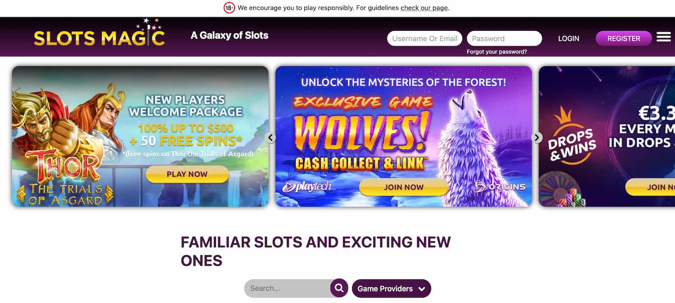 slots magic homepage