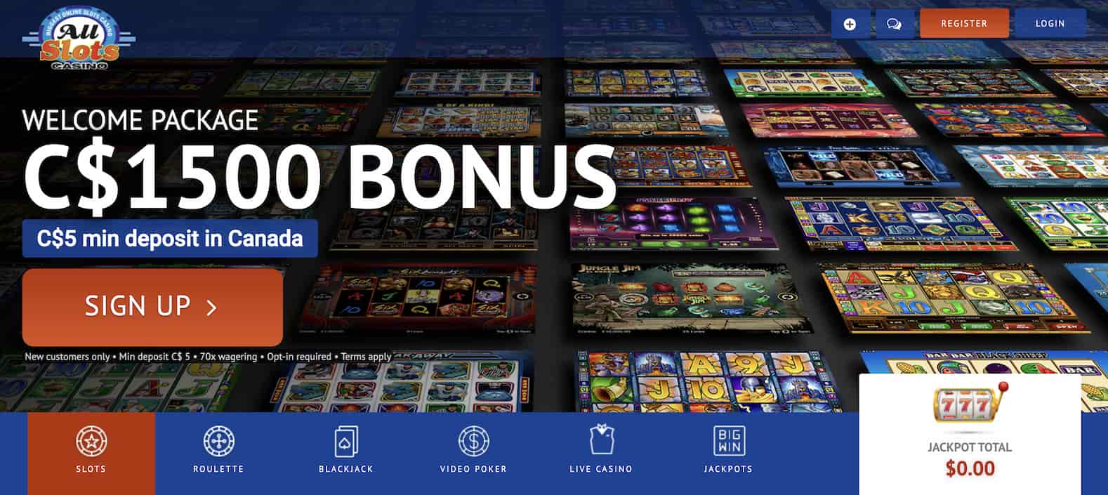 all slots $5 casino bonus