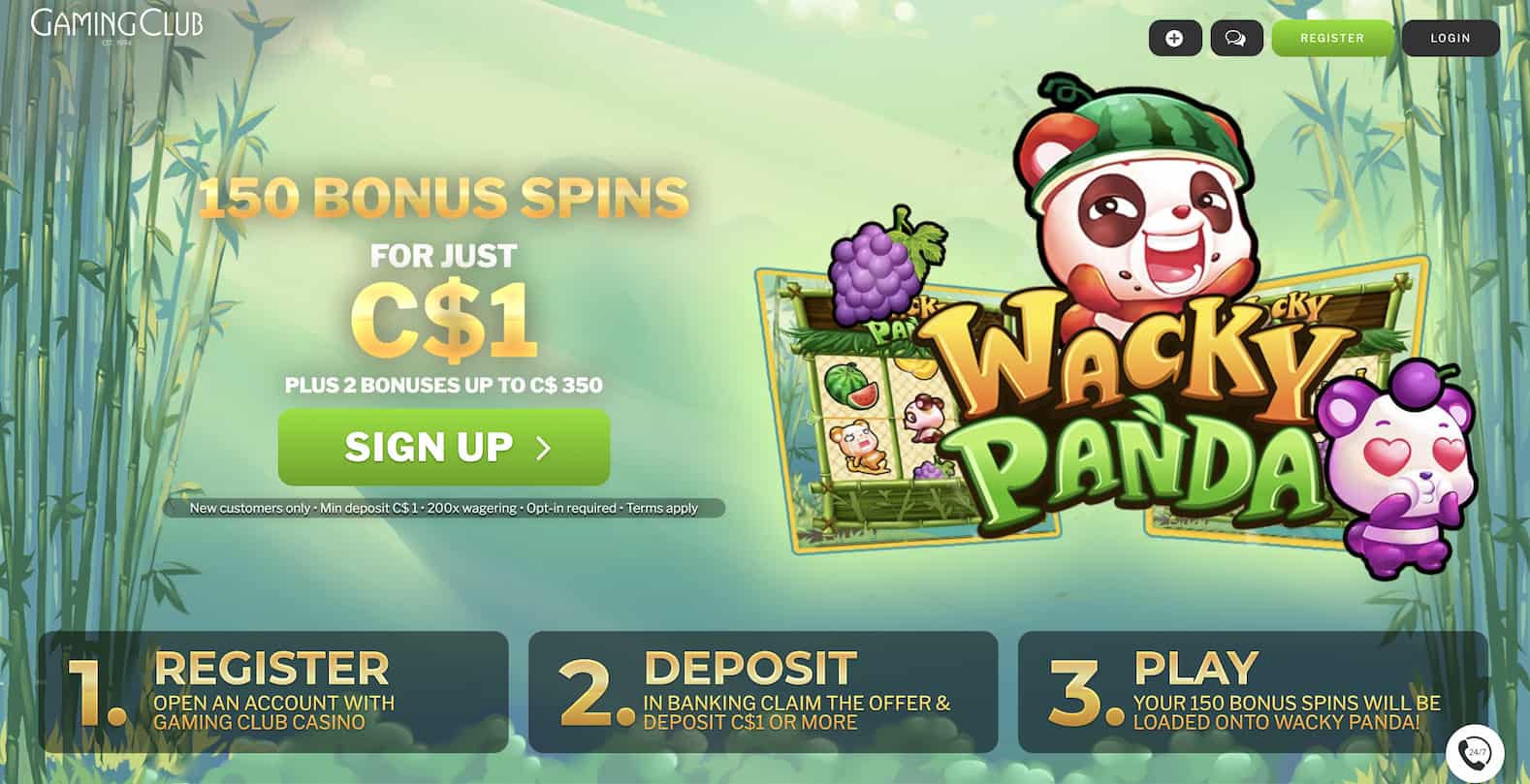 gaming club $1 casino bonus