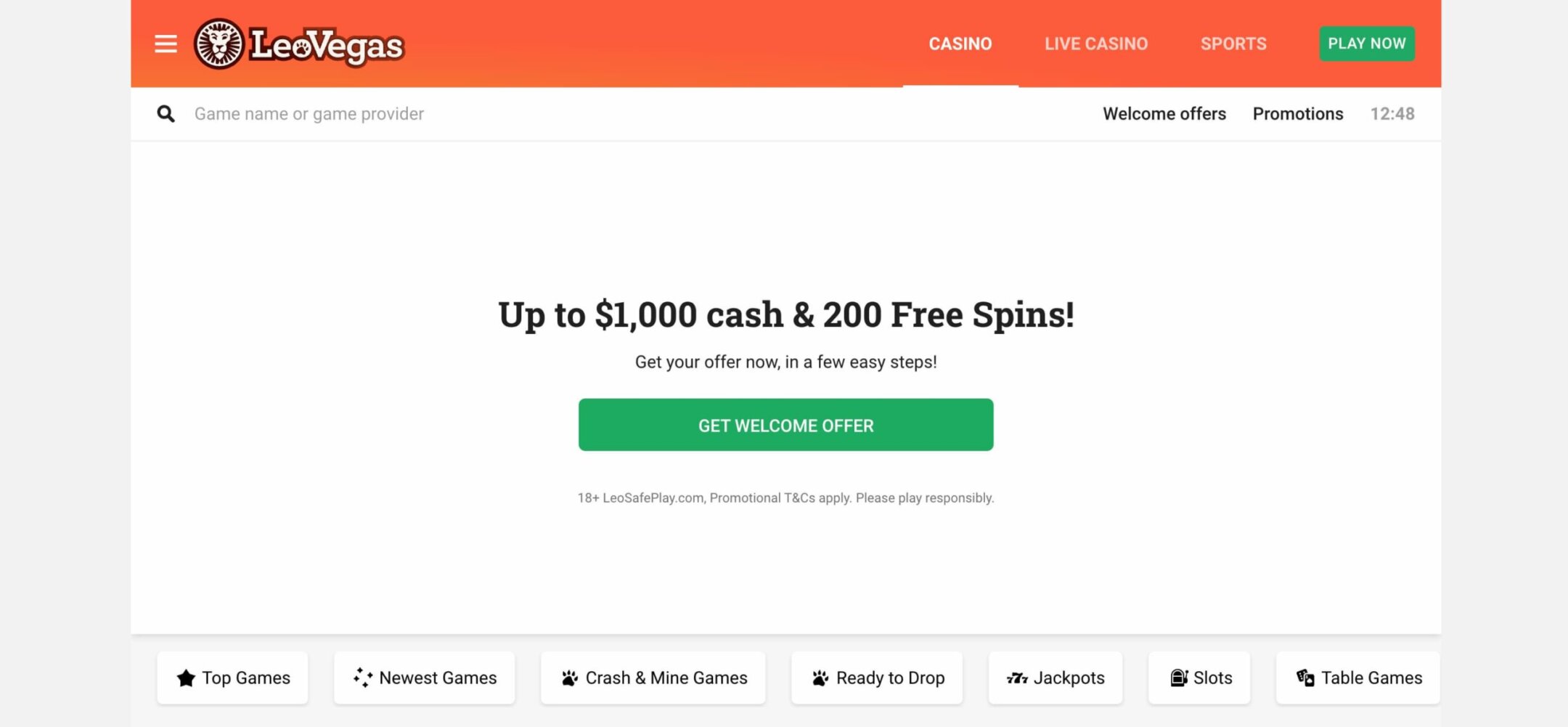 leovegas casino bonus