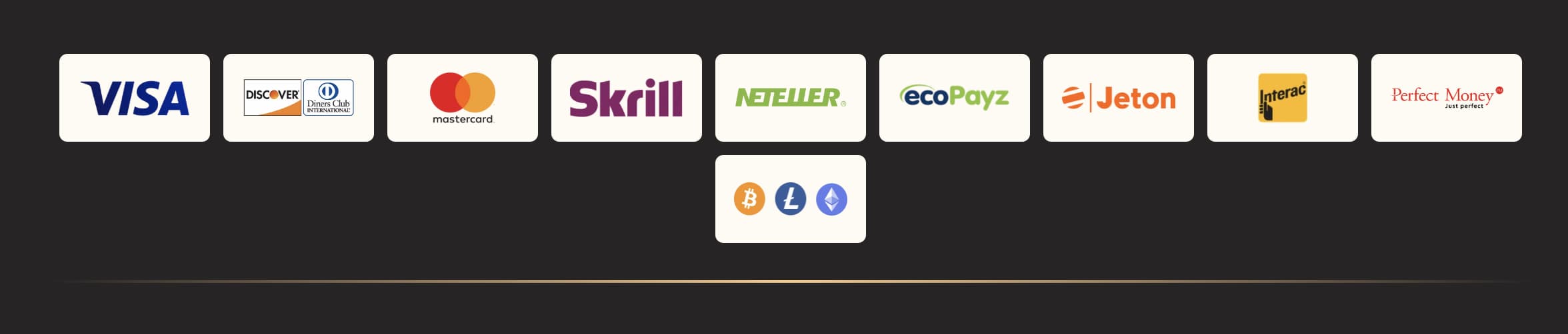 national casino payment methods