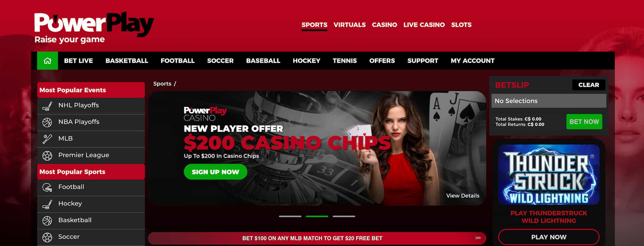 powerplay casino bonus