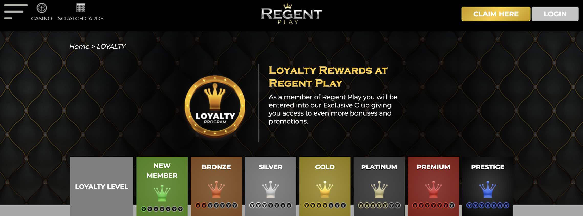 regent play vip program