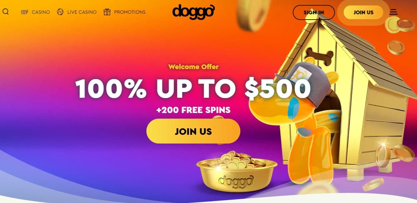 doggo casino welcome bonus