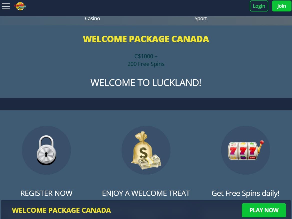 luckland casino bonuses2