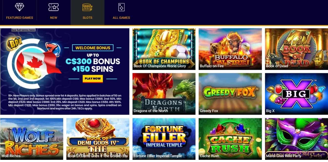 trada casino games