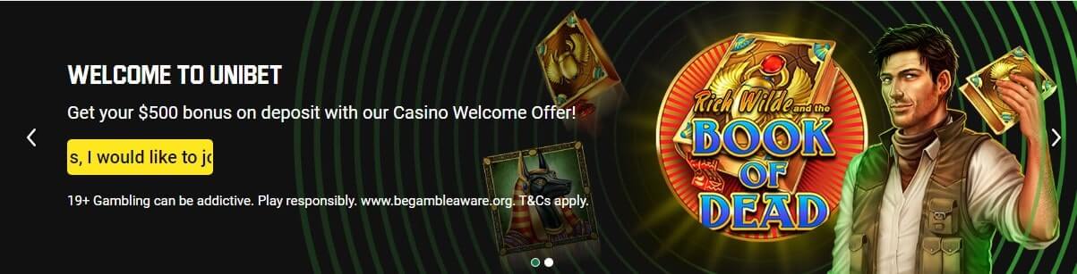 unibet casino welcome bonus