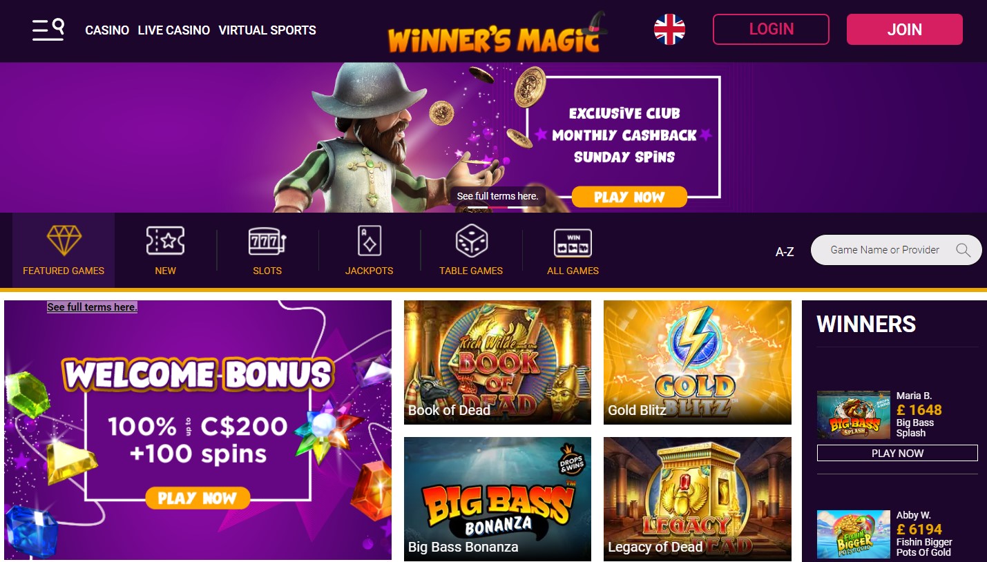 winnersmagic casino review