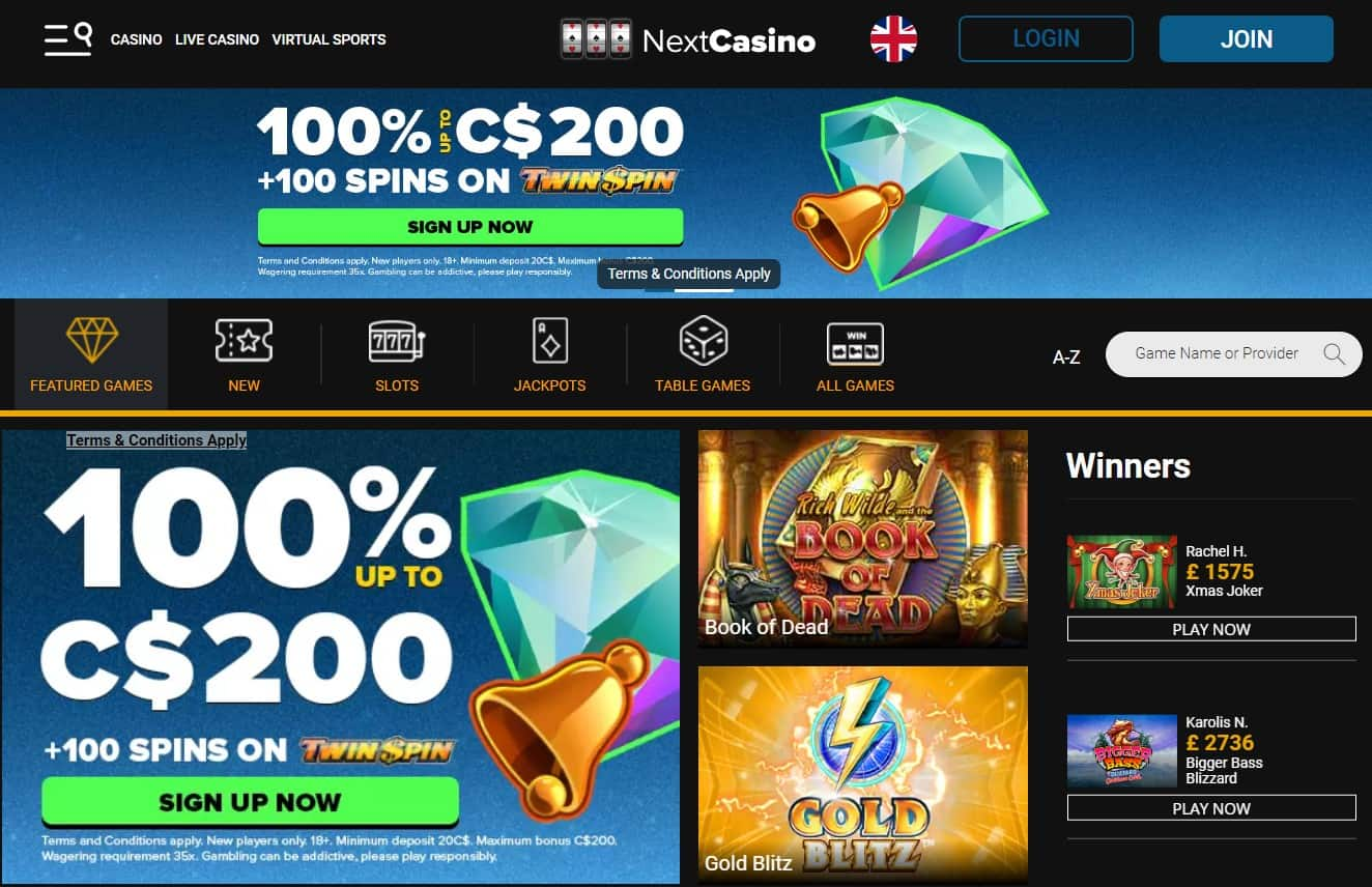 next casino review