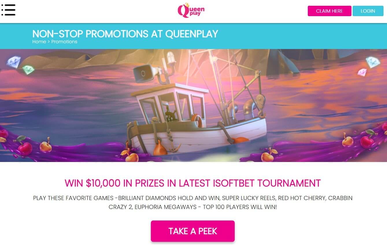 queenPlay casino bonusses