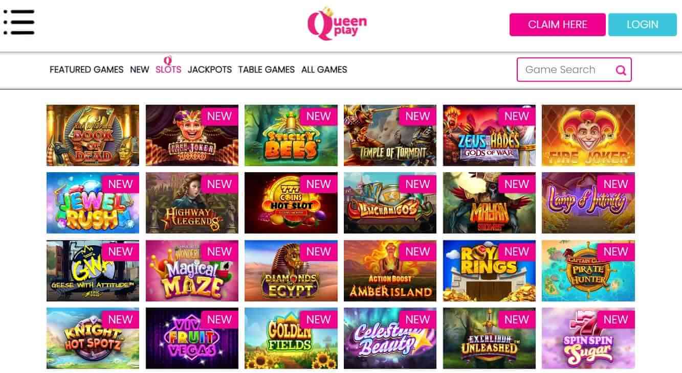 queenPlay casino games