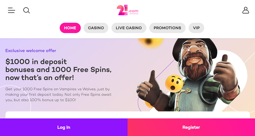 21.com casino review