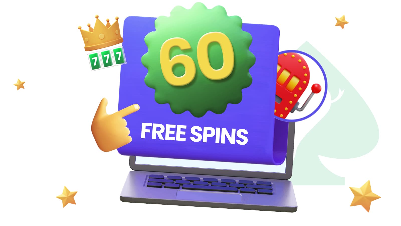 60 free spins online casino