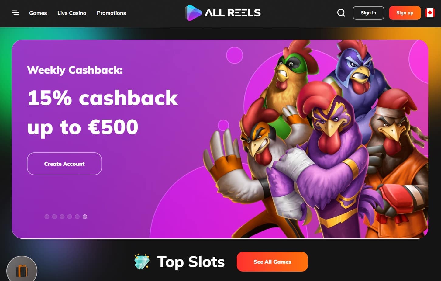 all reels casino review