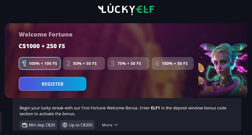 luckyelf bonus