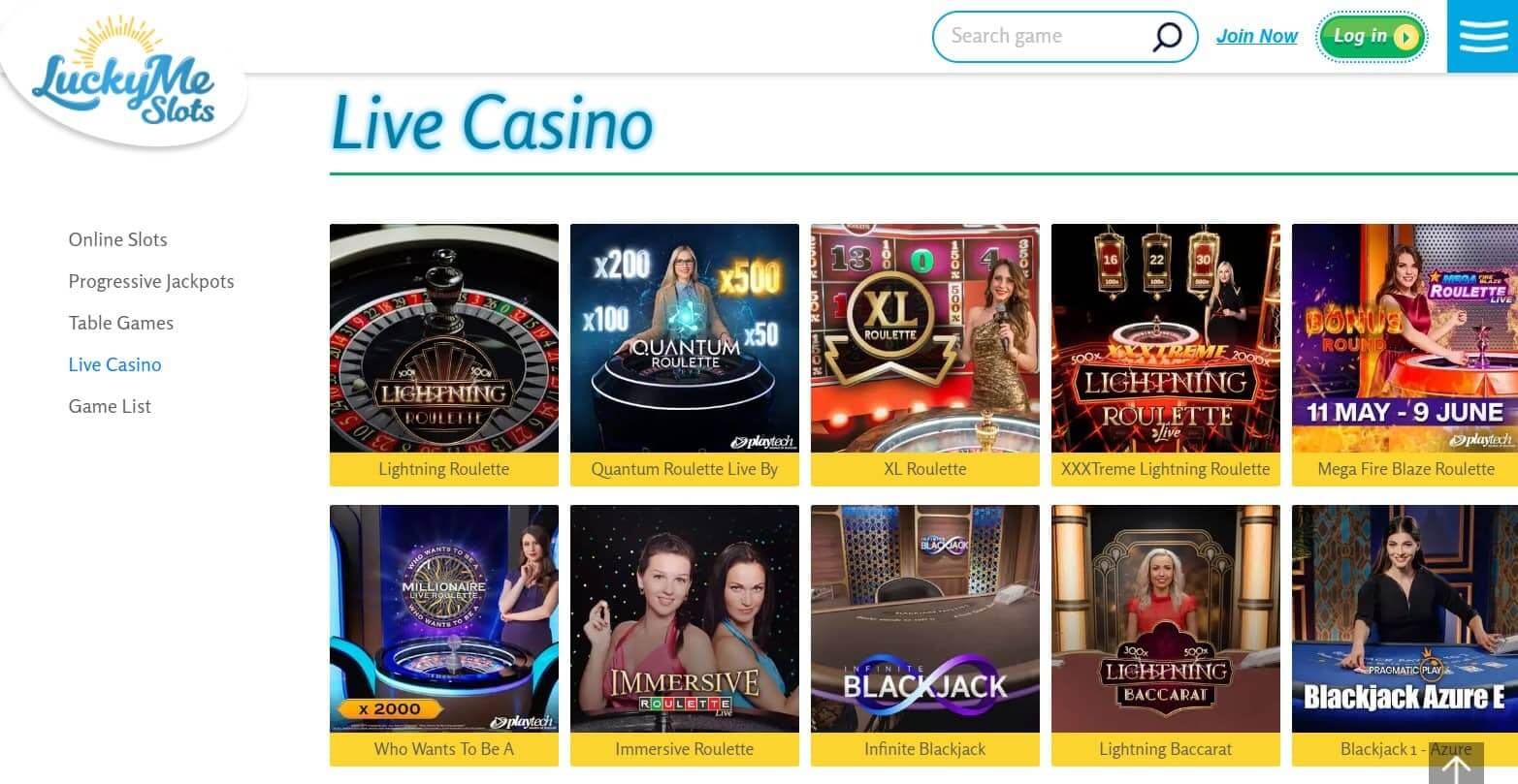luckyme slots casino live games