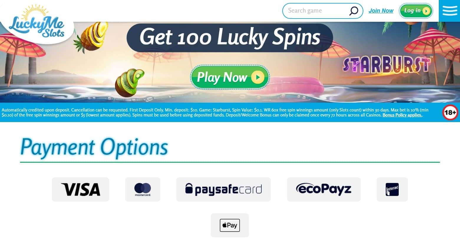 luckyme slots casino payment methods