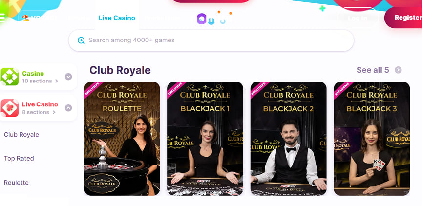 nomini live casino 