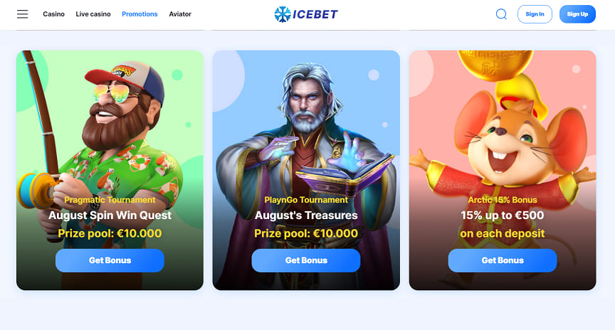 icebet bonuses tournaments