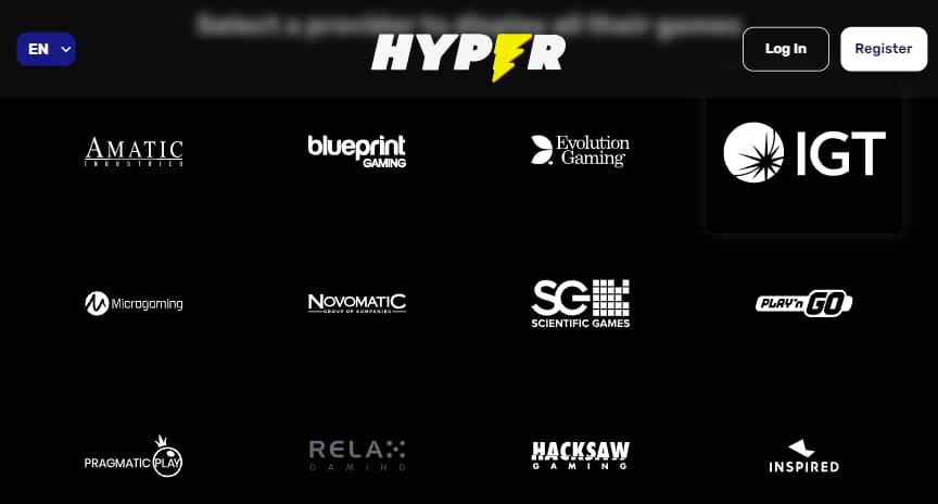 hypercasino providers