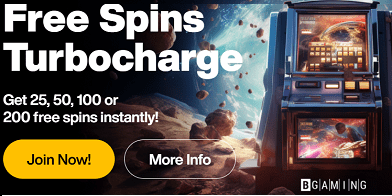 justcasino free spins turbocharge