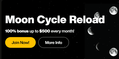 justcasino moon cycle reload