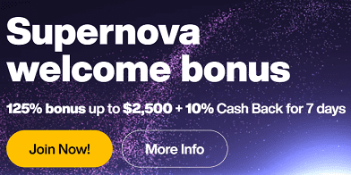 justcasino-supernova welcome bonus