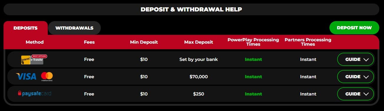 powerplay payments