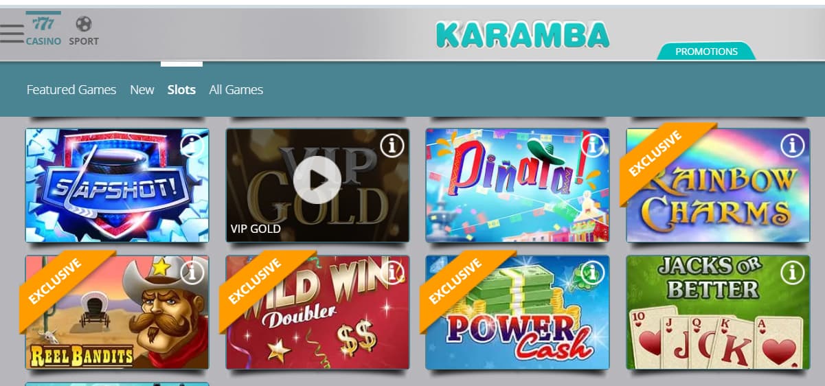 karamba casino machines à sous