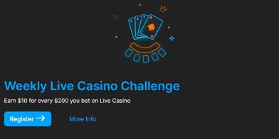spinyoo-weekly live casino challenge