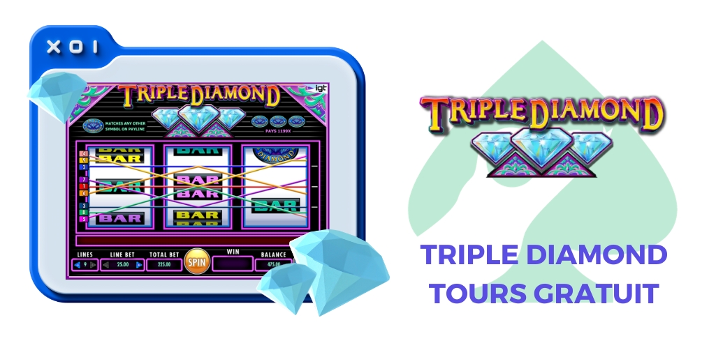 50 triple diamond tours gratuits