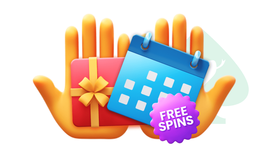 how to get daily free spins in casino