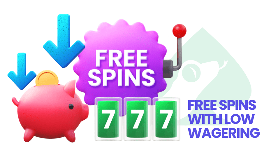 free spins with low wagering