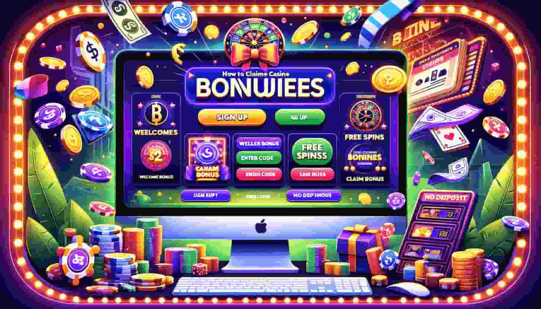 how to claim online casino bonuses