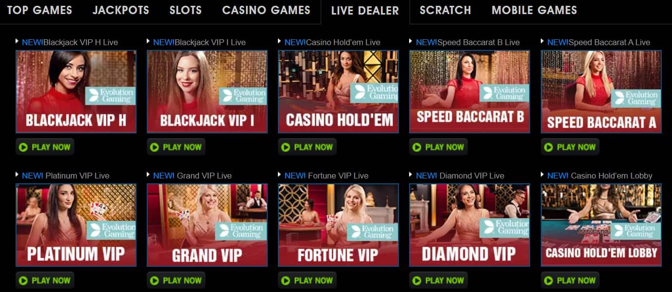 jackpot paradise live casino