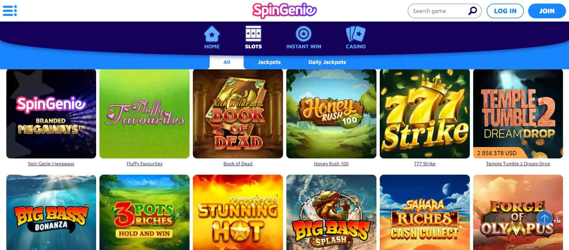 spin genie games