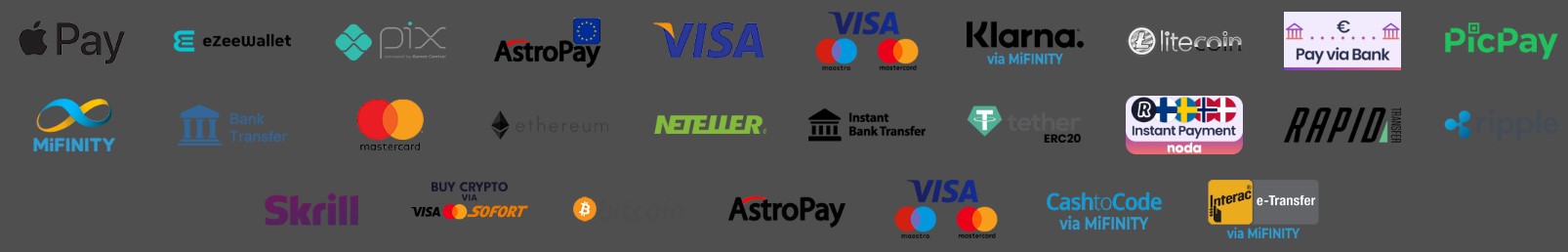spinpirate payment methods