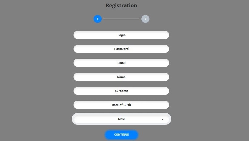 Ego Casino registration