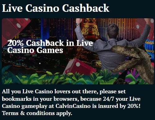 calvin live cashback