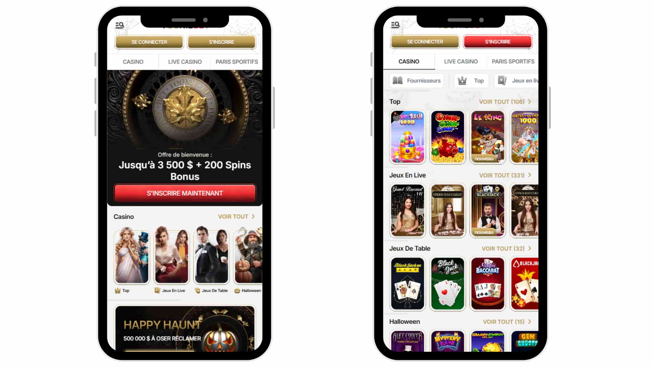 tooniebet casino en ligne mobile