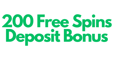 200 free spins deposit bonus
