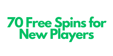 70 free spins for new players