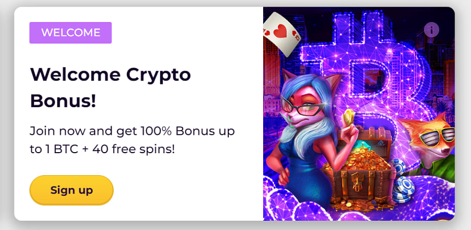 foxyplay crypto welcome bonus