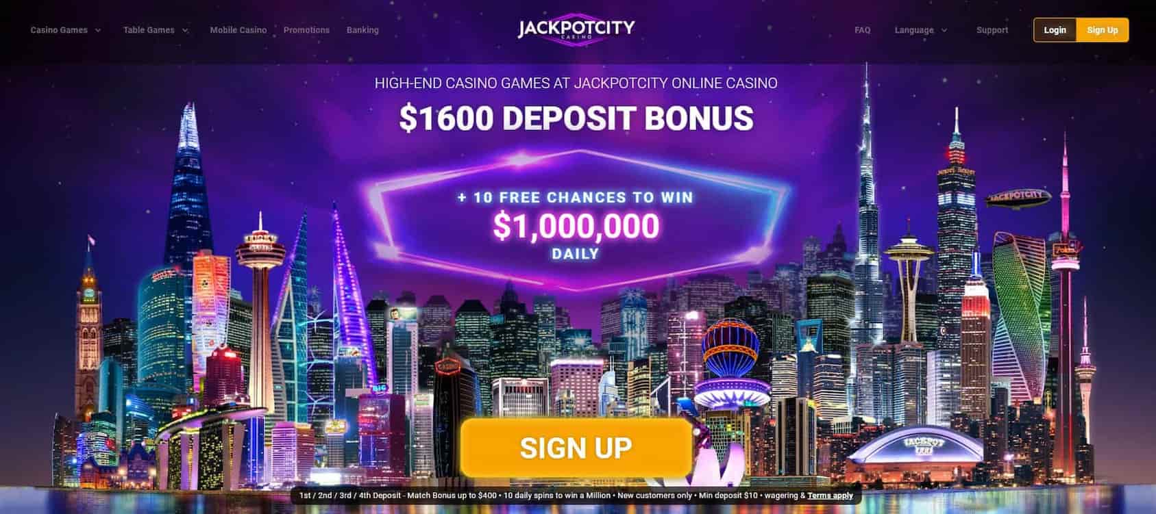 jackpot-city-welcome-bonus